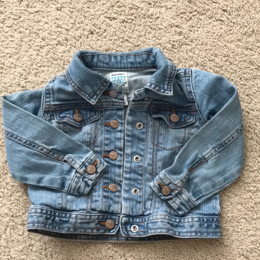 Old Navy Girls denim jacket. Size 18-24 months